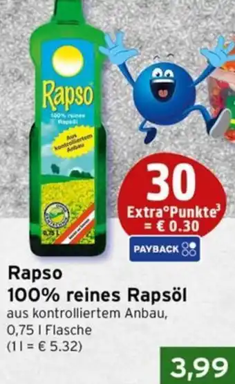 CAP Markt Rapso 100% reines Rapsöl Angebot