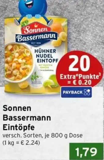 CAP Markt Sonnen Bassermann Eintöpfe Angebot