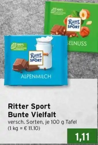 CAP Markt Ritter Sport Bunte Vielfalt Angebot