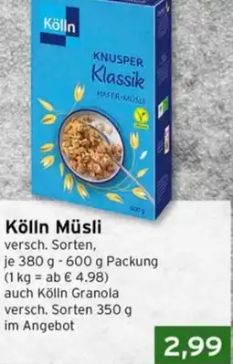 CAP Markt Kölln Müsli Angebot