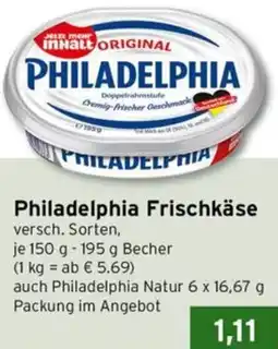 CAP Markt Philadelphia Frischkäse Angebot