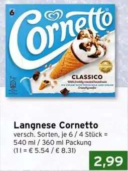 CAP Markt Langnese Cornetto Angebot