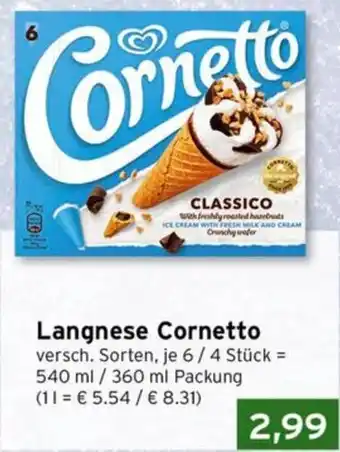 CAP Markt Langnese Cornetto Angebot