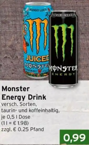 CAP Markt Monster Energy Drink Angebot