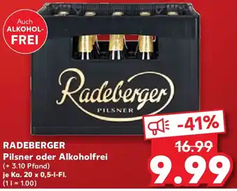 Kaufland RADEBERGER Pilsner oder Alkoholfrei Angebot