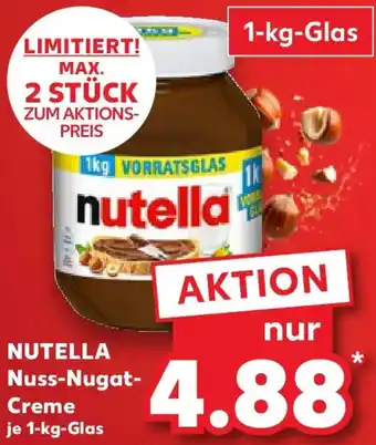 Kaufland NUTELLA Nuss-Nugat Creme Angebot