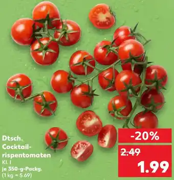Kaufland Dtsch. Cocktailrispentomaten Angebot