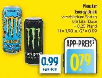 diska Monster Energy Drink Angebot