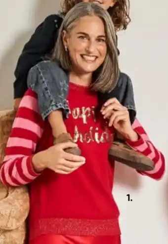 Galeria Manguun Damen Christmas Sweater Angebot