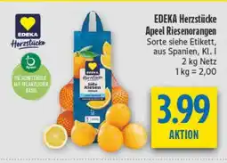 diska EDEKA Herzstücke Apeel Riesenorangen Angebot