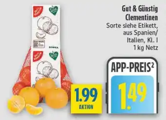 diska Gut & Günstig Clementinen Angebot