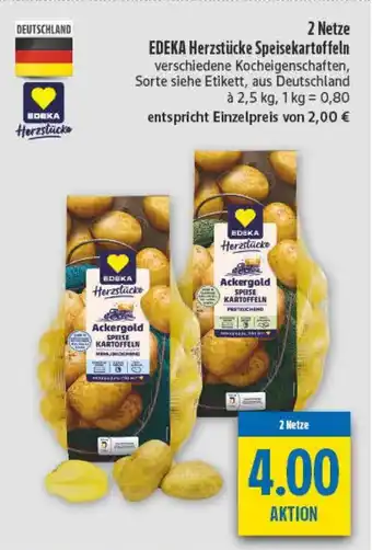 diska 2 Netze EDEKA Herzstücke Speisekartoffeln Angebot