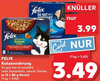 Kaufland FELIX Katzennahrung Angebot