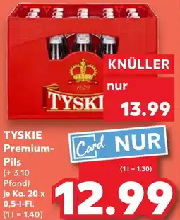 Kaufland TYSKIE Premium Pils Angebot