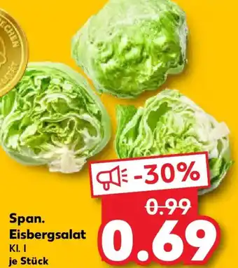 Kaufland Span. Eisbergsalat Angebot