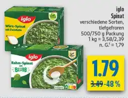 diska iglo Spinat Angebot