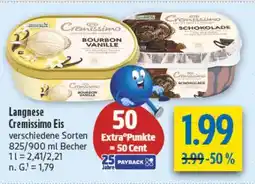 diska Langnese Cremissimo Eis Angebot