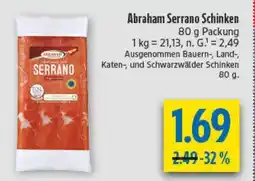 diska Abraham Serrano Schinken Angebot