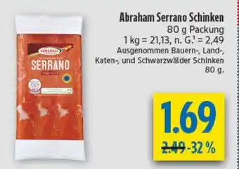 diska Abraham Serrano Schinken Angebot
