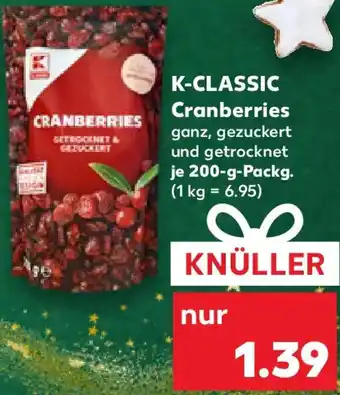 Kaufland K-CLASSIC Cranberries Angebot