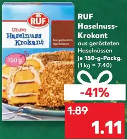 Kaufland RUF Haselnuss Krokant Angebot