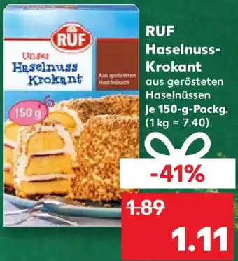 Kaufland RUF Haselnuss Krokant Angebot