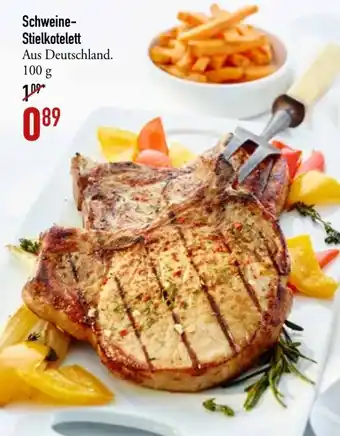 Galeria Markthalle Schweine Stielkotelett 100g Angebot