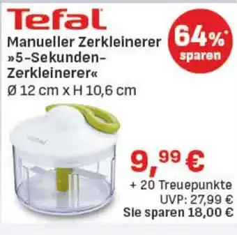 diska Tefal Manueller Zerkleinerer »>5-Sekunden- Zerkleinerer<< Angebot