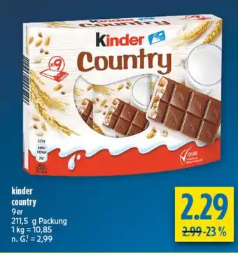 diska kinder country Angebot