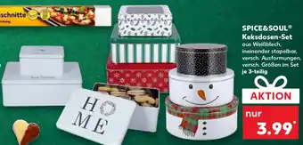 Kaufland SPICE&SOUL Keksdosen-Set Angebot