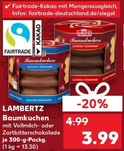 Kaufland LAMBERTZ Baumkuchen Angebot