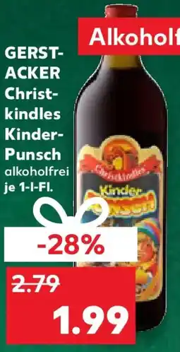 Kaufland GERSTACKER Christkindles Kinder Punsch Angebot