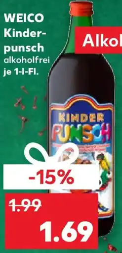 Kaufland WEICO Kinderpunsch Angebot