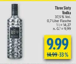 diska Three Sixty Vodka Angebot