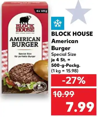Kaufland BLOCK HOUSE American Burger Angebot