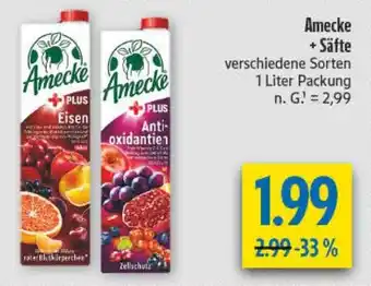 diska Amecke + Säfte Angebot