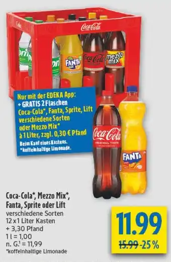 diska Coca-Cola, Fanta, Sprite, Lift Angebot