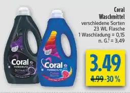 diska Coral Waschmittel Angebot