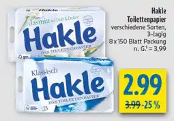 diska Hakle Toilettenpapier Angebot