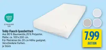 diska Teddy-Flausch-Spannbetttuch Angebot