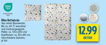 diska Biber Bettwäsche Angebot