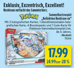 diska Pokemon Sammelkartenspiel „Kollektion Reshiram-ex" Angebot