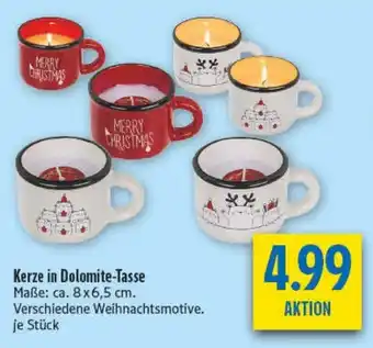 diska Kerze in Dolomite-Tasse Angebot