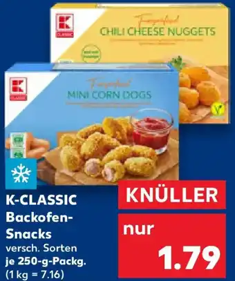 Kaufland K-CLASSIC Backofen Snacks Angebot
