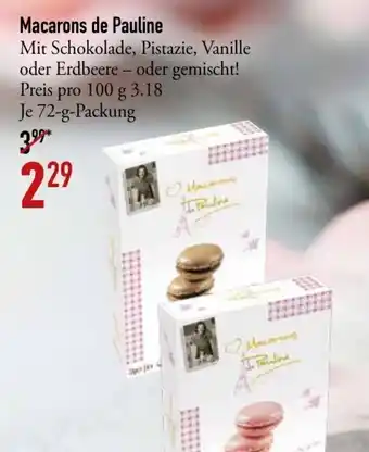 Galeria Markthalle Macarons de Pauline 72g Angebot