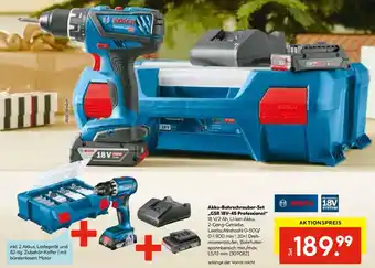 Hellweg BOSCH Akku-Bohrschrauber-Set ,,GSR 18V-45 Professional" Angebot