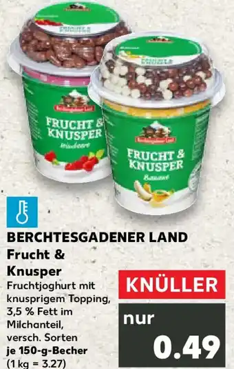 Kaufland BERCHTESGADENER LAND Frucht & Knusper Angebot