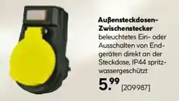 Hellweg Außensteckdosen- Zwischenstecker Angebot