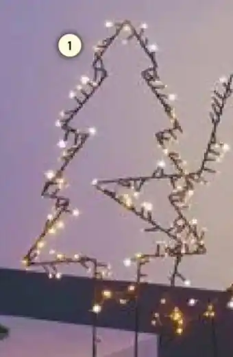 Hellweg LED-Gartenstecker Weihnachtsbaum Angebot