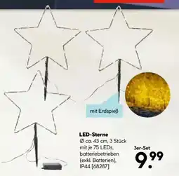 Hellweg LED-Sterne 3er-Set Angebot